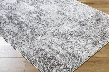 Zully Modern Charcoal Washable Area Rug