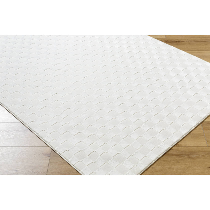 Ayleen Modern Ivory Washable Area Rug