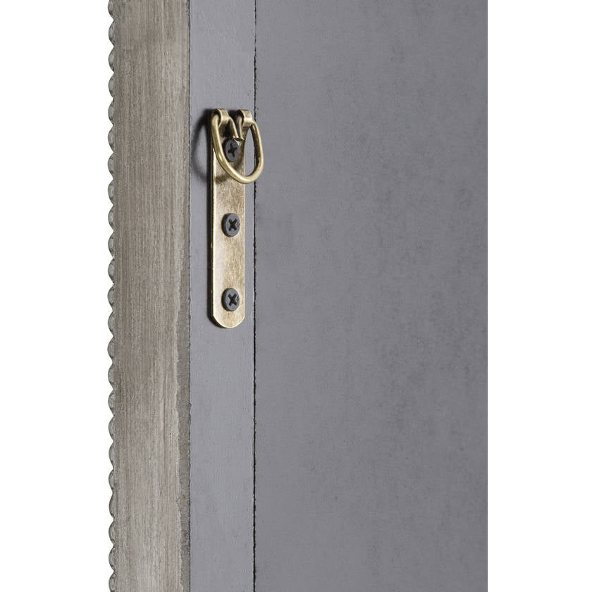 Kenyanna Traditional Metallic - Silver Wall Mirror