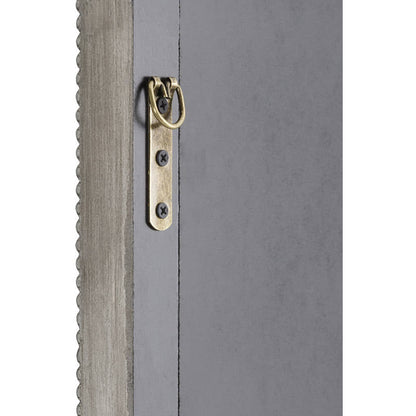 Kenyanna Traditional Metallic - Silver Wall Mirror