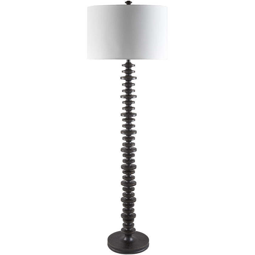 Lyndi Traditional Black Floor Lamp