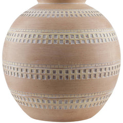 Dino Traditional Brick/White Table Lamp