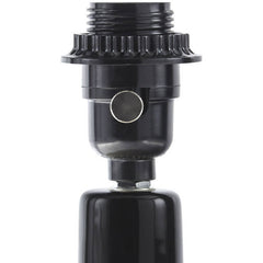 Eiman Rustic Black Table Lamp