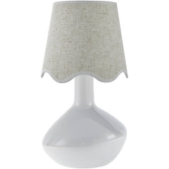 Eiman Rustic White/Wheat Table Lamp