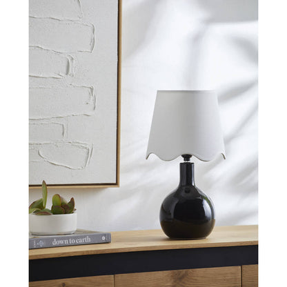 Rondy Rustic Black/White Table Lamp