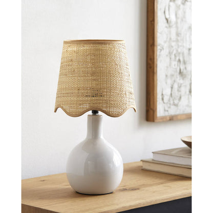 Rondy Rustic Wheat/White Table Lamp