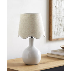 Rondy Rustic White/Wheat Table Lamp