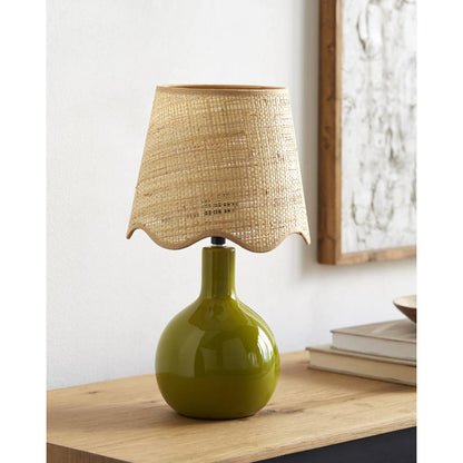 Rondy Rustic Green Table Lamp