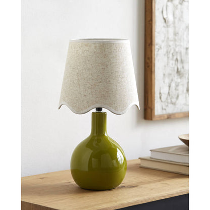 Rondy Rustic Green/Wheat Table Lamp