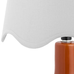 Rondy Rustic Red/White Table Lamp