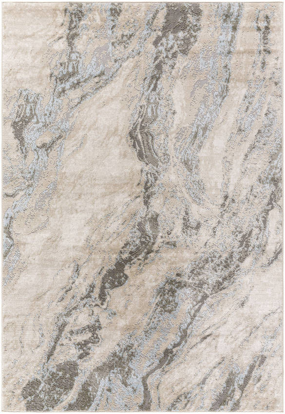 Lakeidra Modern Ice Blue Area Rug