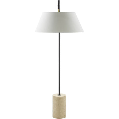 Renny Traditional Black/Beige Floor Lamp