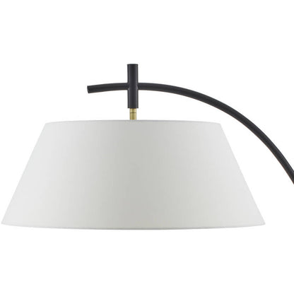 Renny Traditional Black/Beige Floor Lamp