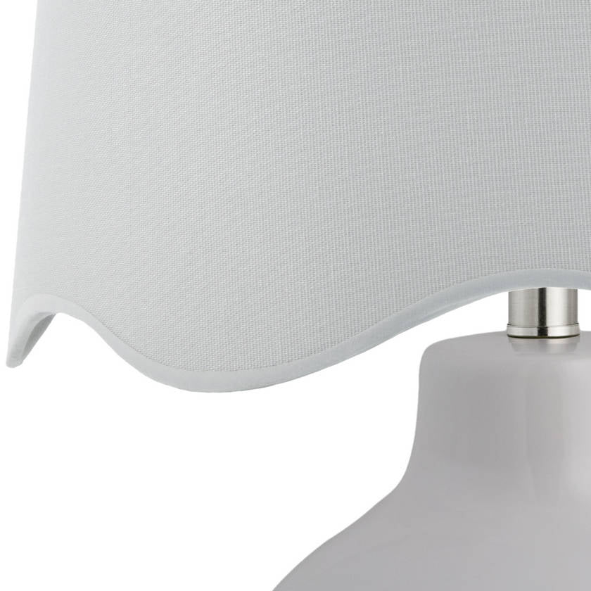 Tereza Rustic White Table Lamp
