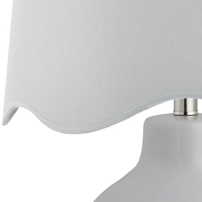 Tereza Rustic White Table Lamp