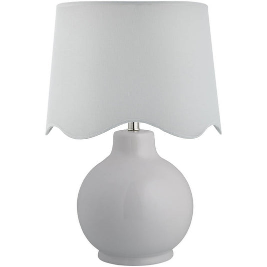 Tereza Rustic White Table Lamp