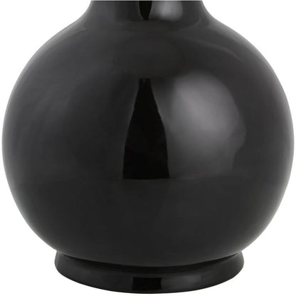 Tereza Rustic Black/White Table Lamp