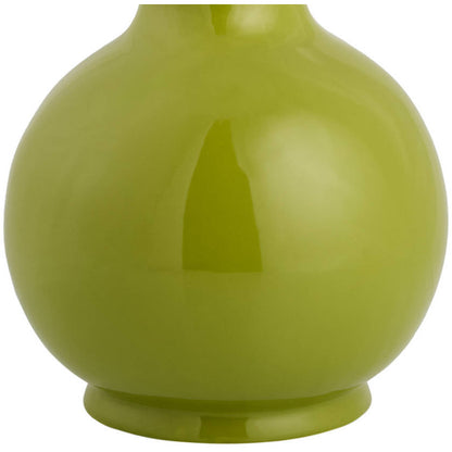 Tereza Rustic Green/White Table Lamp
