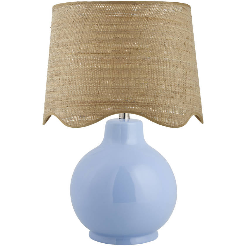 Tereza Rustic Blue Table Lamp