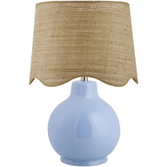 Tereza Rustic Blue Table Lamp