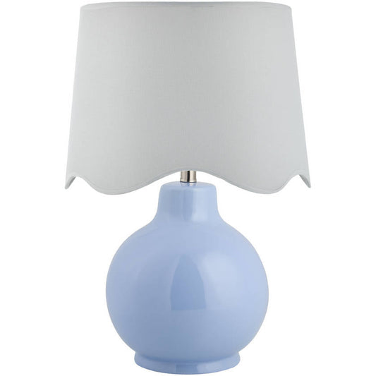 Tereza Rustic Blue/White Table Lamp