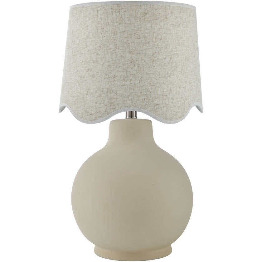 Tereza Rustic Cream/Wheat Table Lamp
