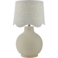 Tereza Rustic Cream/Wheat Table Lamp