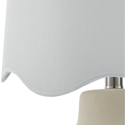 Tereza Rustic Cream/White Table Lamp