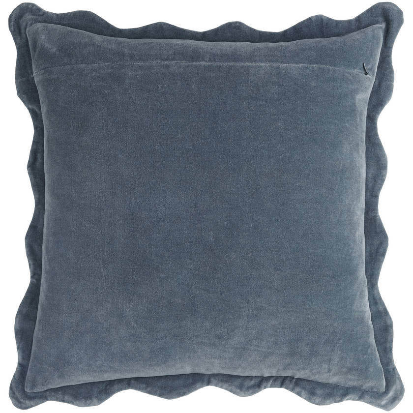 Vanessia Dark Blue Pillow Cover