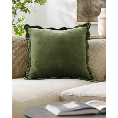 Vanessia Medium Green Pillow Cover