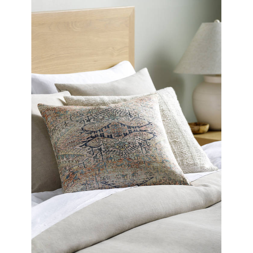 Telicia Pearl/Slate Pillow Cover