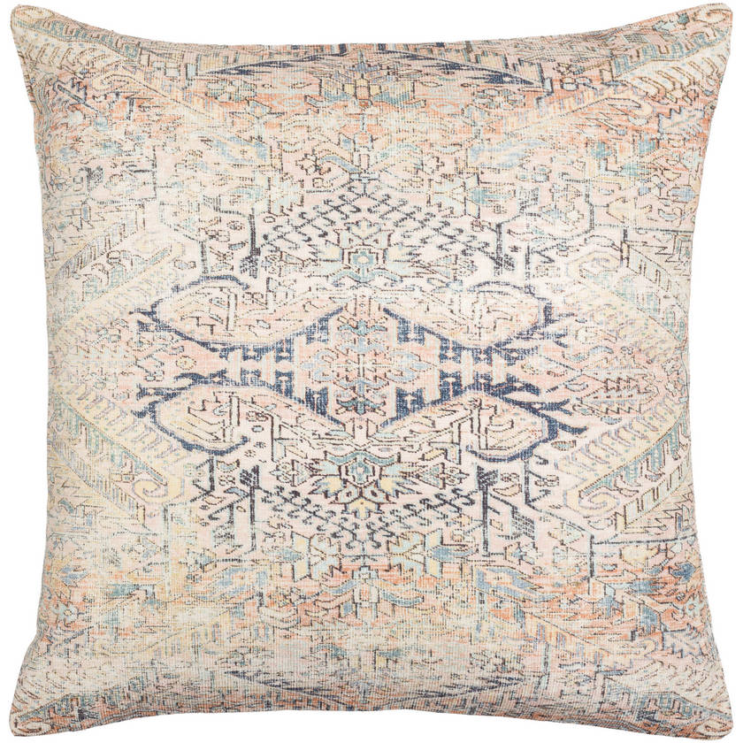 Telicia Pearl/Slate Pillow Cover