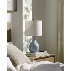 Katerine Cottage Bright Blue Table Lamp