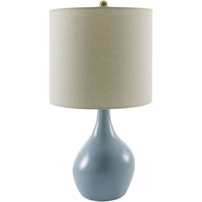 Katerine Cottage Bright Blue Table Lamp