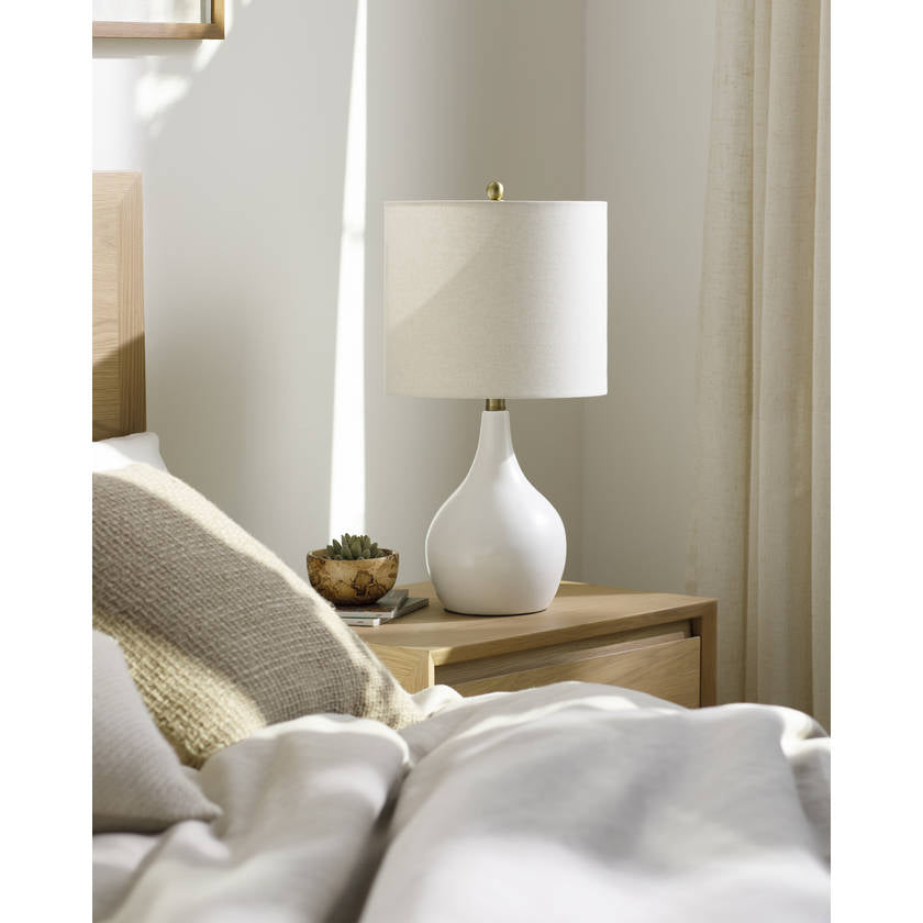 Katerine Cottage Cream Table Lamp