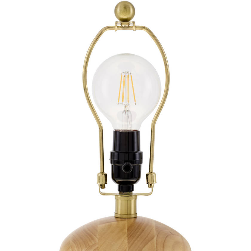 Tarik Traditional Beige Table Lamp