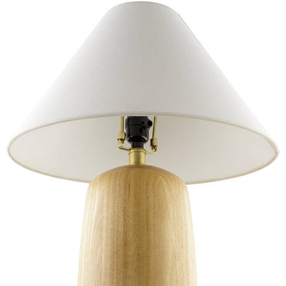 Tarik Traditional Beige Table Lamp