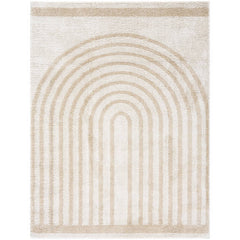 Larita Modern Beige Washable Area Rug