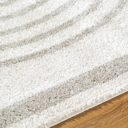 Larita Modern Medium Gray Washable Area Rug