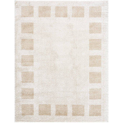 Tameka Modern Beige Washable Area Rug