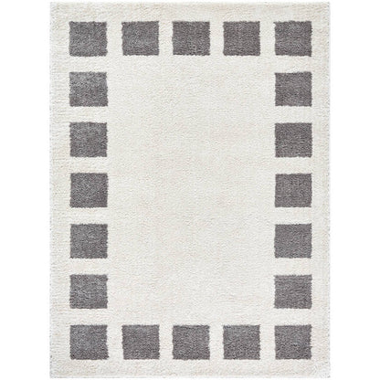 Tameka Modern Charcoal Washable Area Rug