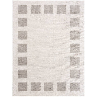 Tameka Modern Medium Gray Washable Area Rug