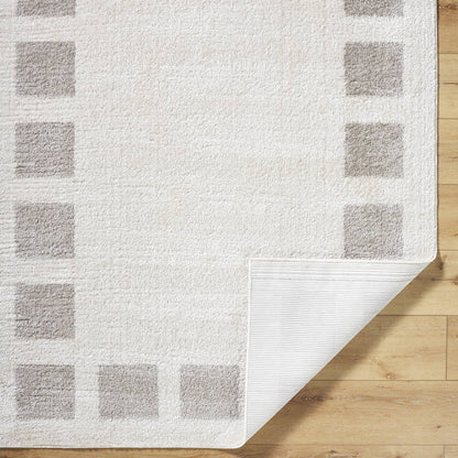 Tameka Modern Medium Gray Washable Area Rug