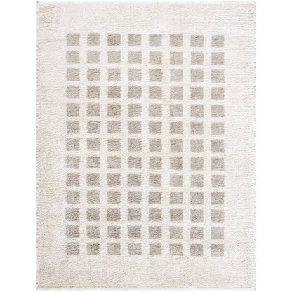 Noam Modern Medium Gray Washable Area Rug