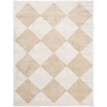 Jason Modern Beige Washable Area Rug