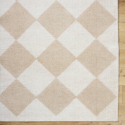 Jason Modern Beige Washable Area Rug