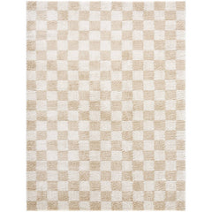 Shera Modern Beige Washable Area Rug