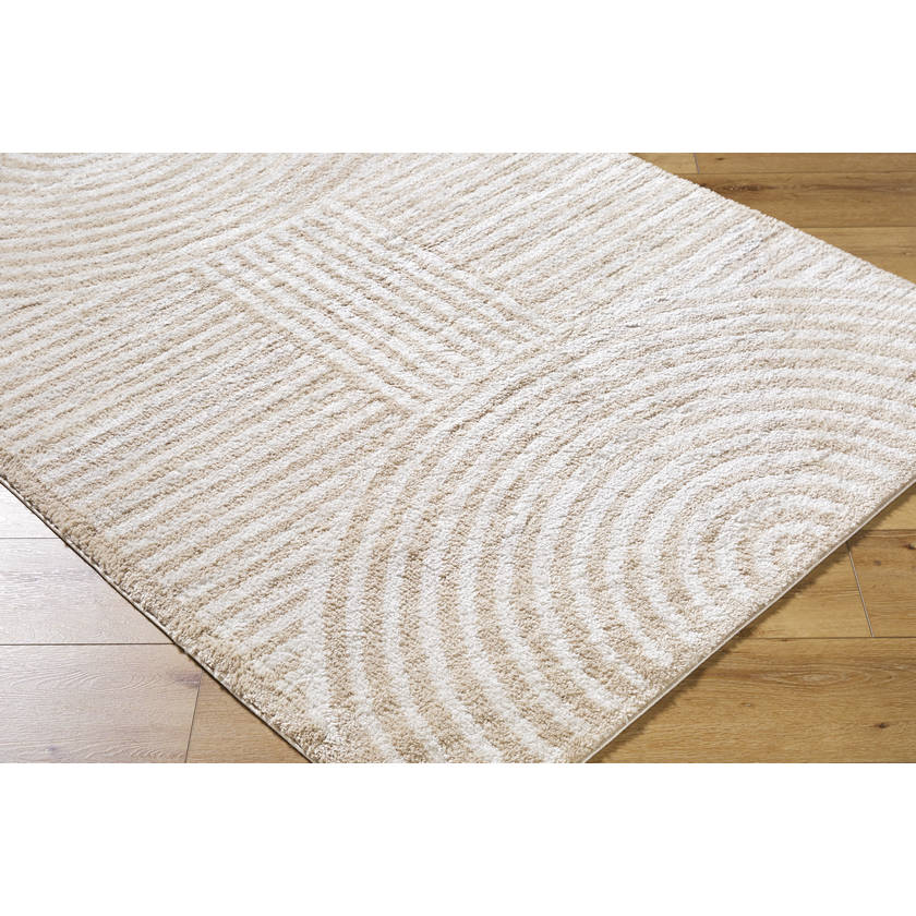 Marcela Modern Beige Washable Area Rug