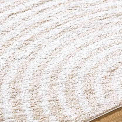 Marcela Modern Beige Washable Area Rug