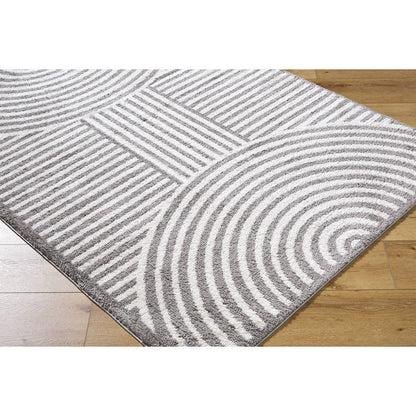 Marcela Modern Charcoal Washable Area Rug